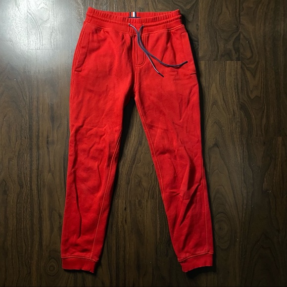 XS Red Tommy Hilfiger Joggers - Picture 3 of 3